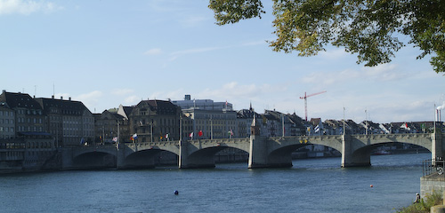 Basel Mittlere Rheinbrucke
