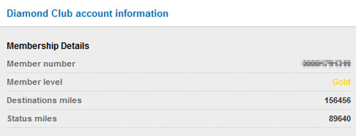 Frequent Flyer Status