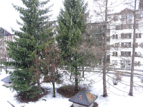 Snow in Chamonix