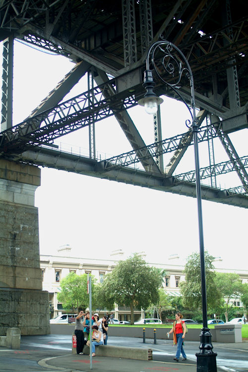 Sydney Harbour Bridge from beneath
