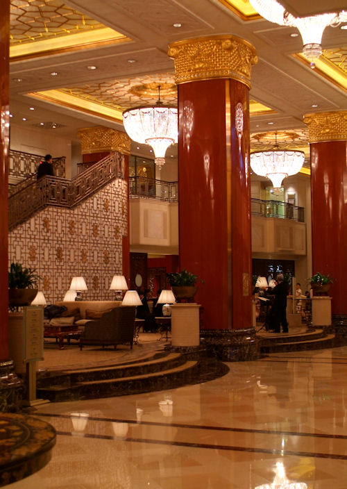 Lobby of China World Hotel, Beijing