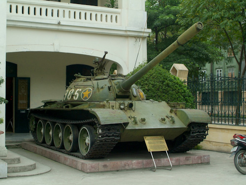 American tank at Hanoi Military History Museum